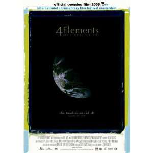  4 Elements (2006) 27 x 40 Movie Poster Dutch Style A: Home 