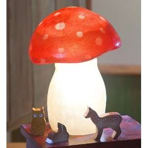    Lightweight Fiberglass Toadstool Accent Light