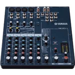  Yamaha MG82 CX 8 Channel Stereo Mixer with 2 Mono Inputs 