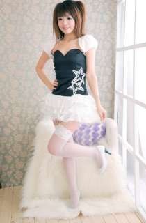 Cute Japan shooting stars mini skirt Princess Outfit Q  
