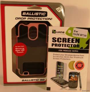 New Ballistic case Samsung Galaxy S ll 2 epic touch 4g Pink Sprint 