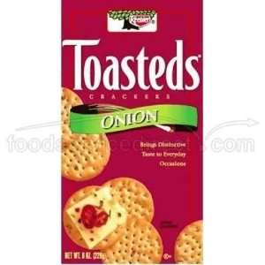 Keebler Toasteds Crackers, Onion, 8 oz (Pack of 3)  