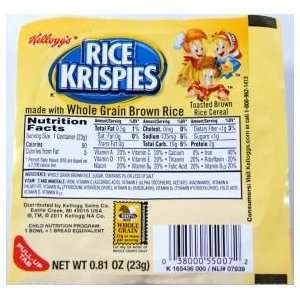 Kelloggs® Toasted Brown Rice Krispies Cereal (Bowl) (Case of 96)