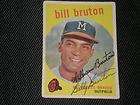 1960 Topps BILLY BRUTON 37 signed Autograph Braves  