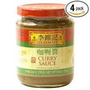 Lee Kum Kee Curry Sauce, 8.3 Ounce Jars (Pack of 4)  