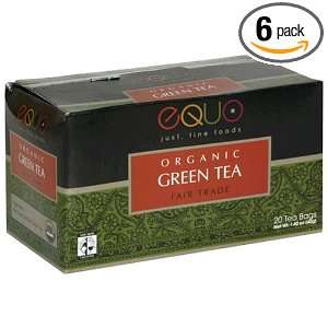 EQUO Tea, Green Tea, 20 Count Box (Pack: Grocery & Gourmet Food