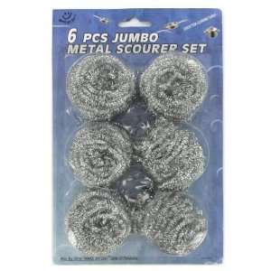  6Pc Metal Scourer Set Case Pack 36 Automotive