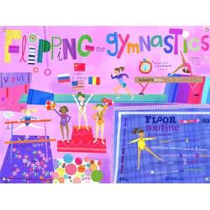  Oopsy daisy Flipping For Gymnastics Mural Wall Art 42x32 