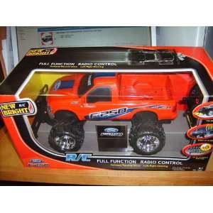  Bright Full Functional Radio Control Ford 250 RED Truck: Toys & Games