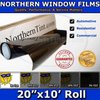 Window Tint UV Solar Film 20x10 Roll car home office  