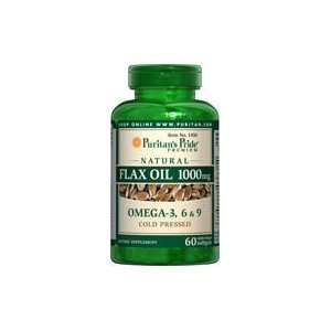 Natural Omega 3 Flaxseed (Linseed) Oil 1000 mg 1000 mg 60 