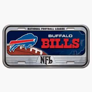  Buffalo Bills Domed Metal License Plate *SALE*: Sports 
