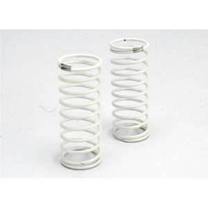  Traxxas Rear White Gtr Shock Spring 1.2 Rate Silver 