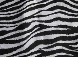 PUNK ROCK ANIMAL Print Zebra Curtain Drapes SET Of 2  