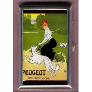  PEUGEOT BICYCLE RETRO POSTER Coin, Mint or Pill Box: Made 