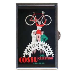  Bicycle Italy Retro Poster Coin, Mint or Pill Box Made in 