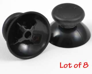 Lot of 8 Black XBOX 360 Controller Analog Thumbsticks  