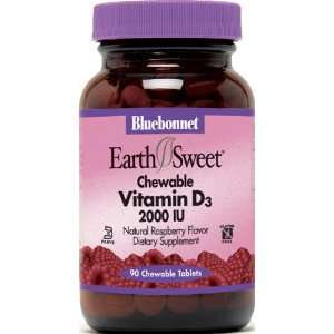  Earth Sweet Chewable Vitamin D3: Health & Personal Care