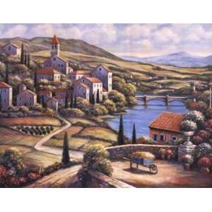    Tuscany Vistas   Poster by John Zaccheo (28x22)