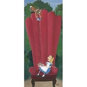  Alice in the Big Red Chair Katie Kelly Disney Fine Art 