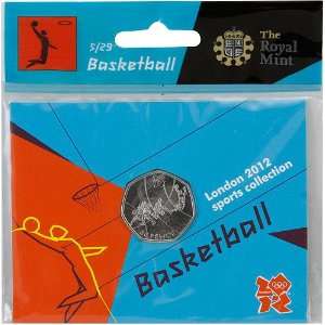   London 2012 Sports Collection Basketball 50p Coin: Sports & Outdoors