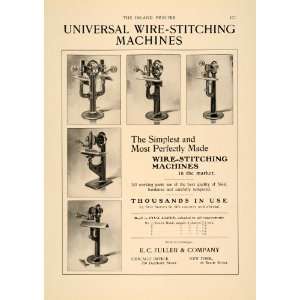   Stitching Machine Bindery Fuller   Original Print Ad