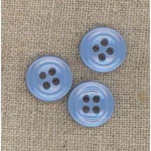  1/2 plastic buttons cool blue By The Each Arts, Crafts 