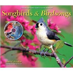  Songbirds & Birdsongs 2008 Deluxe Wall Calendar: Office 