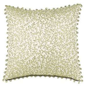  Lewis Anise Throw Pillow with Beaded Trim