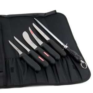    8 Piece Butcher Knife Set with Carrying Case: Home & Kitchen