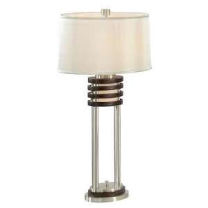  Kobe Dark Wood Night Light Table Lamp: Home Improvement