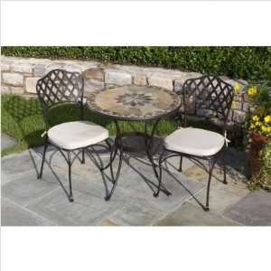  Bistro Table Set with Swirl Swive Notre Dame Round Bistro Table Set 