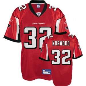 Jerious Norwood Youth Jersey: Reebok Red Replica #32 Atlanta Falcons 