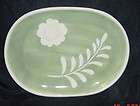 REGO POTTERY STONEWARE CHINA BROWN OVAL SERVING PLATTER  