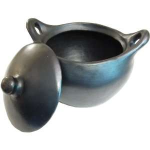  Colombian Black Clay Pot and Tureen