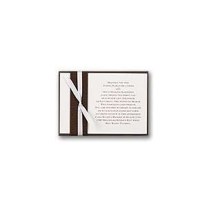  Jean   Espresso and Cream Wedding Invitation Health 