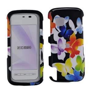 NOKIA 5230 NURON: Color Butterfly Phone Protector Cover Case