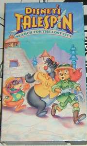 TALESPIN Search for the Lost City   Disney Toons   VHS 717951310033 