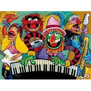  The Muppets Electric Mayhem Band Disney Fine Art Giclee by 