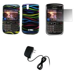   Screen Protector + Home Wall Charger for Verizon BlackBerry Tour 9630