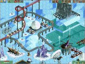 RollerCoaster Tycoon II 2 Wacky Worlds PC CD amusement park rides game 