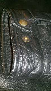 USED   MENS Size: L Cambridge Classics Leather Jacket (Black  