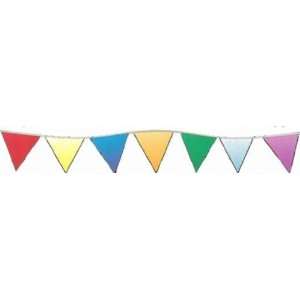   Pennant string Red/White, length: 60 (24 pennants): Patio, Lawn