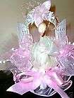 WEDDING CAKE TOP, PINK & WHITE SWAN SPECIAL TOPPER ONE 