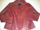womens kenneth cole reaction leather jacket  