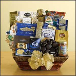 Executive Party Gourmet Gift Basket  Great Office Gift Idea!:  