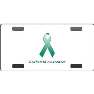  Leukemia Awareness Ribbon Vanity License Plate: Everything 