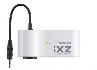 Tascam iXZ Mic & Guitar Interface for iPhone iPad & iPod Touch NEW 