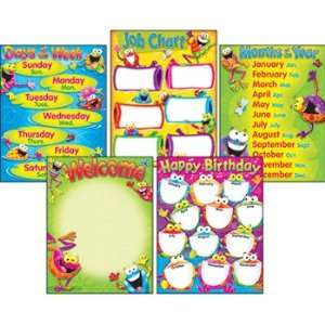   Classroom Basics Frog Tastic Learning Chart Combo Pack: Toys & Games