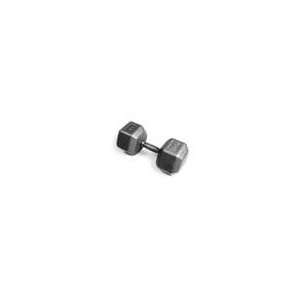  Pro Hex Dumbbell with Cast Ergo Handle   Grey 85 lb 